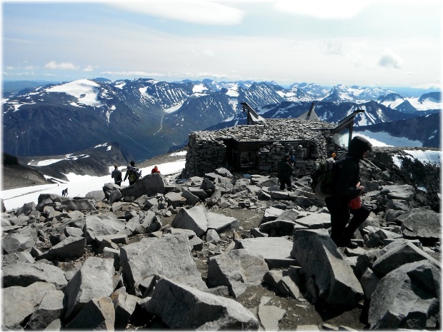 Vista desde el pico mas alto de Noruega Vista desde el pico mas alto de Noruega